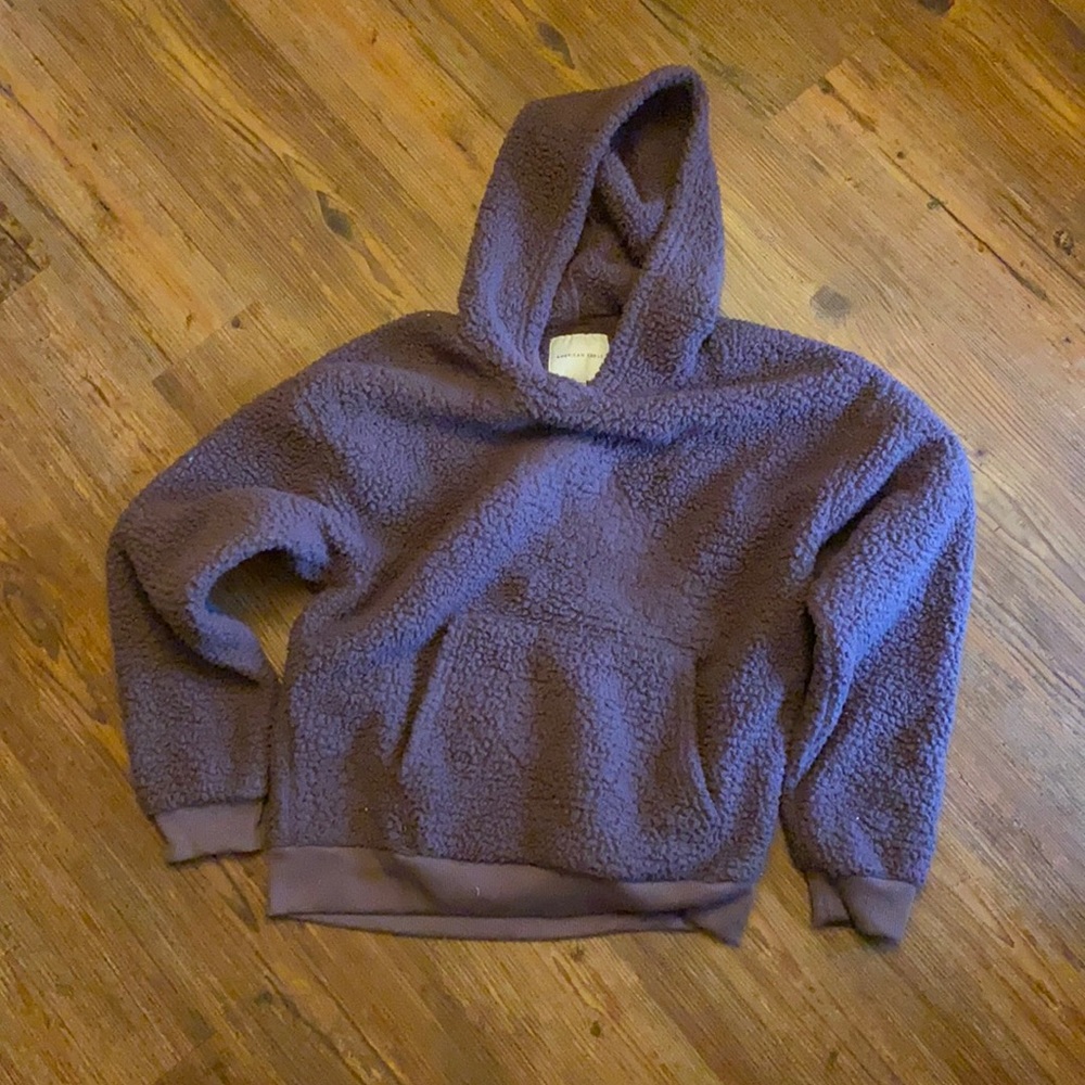 Women’s XS American Eagle hooded fleece pullover